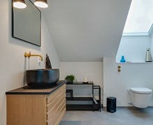 Microcement i 2 badeværelser i Odense