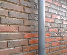 Udkradsning af fuger & omfugning af murværk i Nørre Aaby.