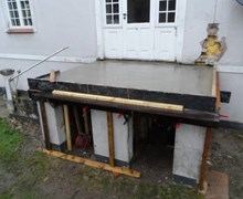 Renovering af trappe i Odense.